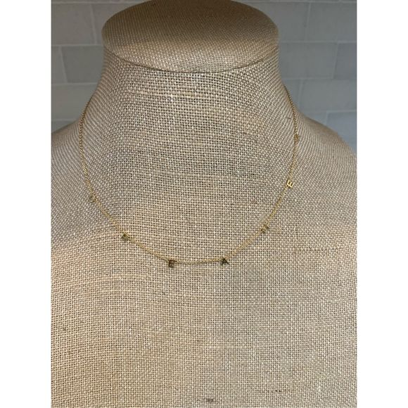 Gold Necklace with Dreamer Letters #inspired #goal setter - Picture 2 of 4